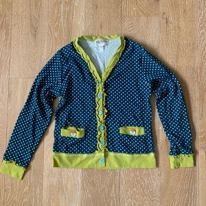 Matilda Jane Navy Polka Dot Cardigan